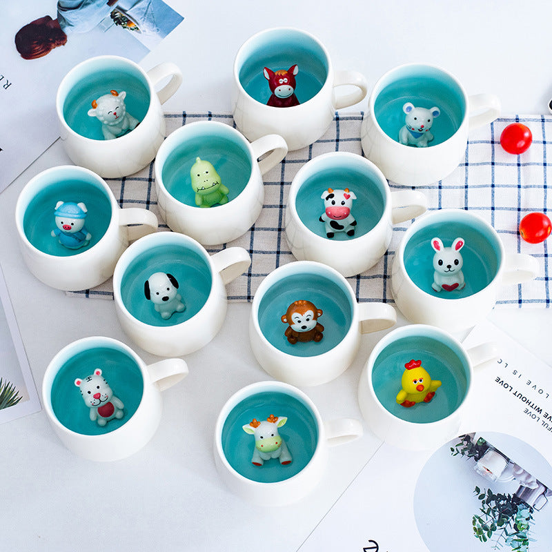 3D Animal Mugs