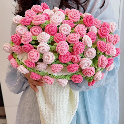 Crocheted Rose Blanket