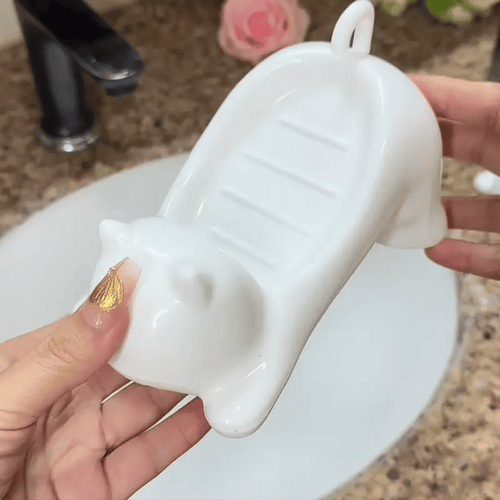 Purr-fect Cat Soap Holder
